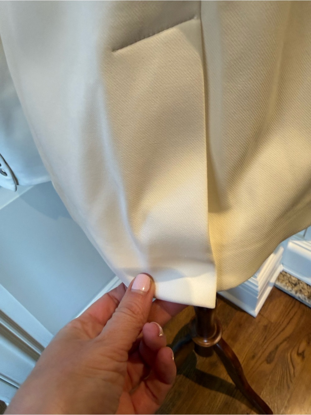 Veronica Beard Scuba Dickey Classic Blazer Jacket White Size 4 - Picture 10 of 12